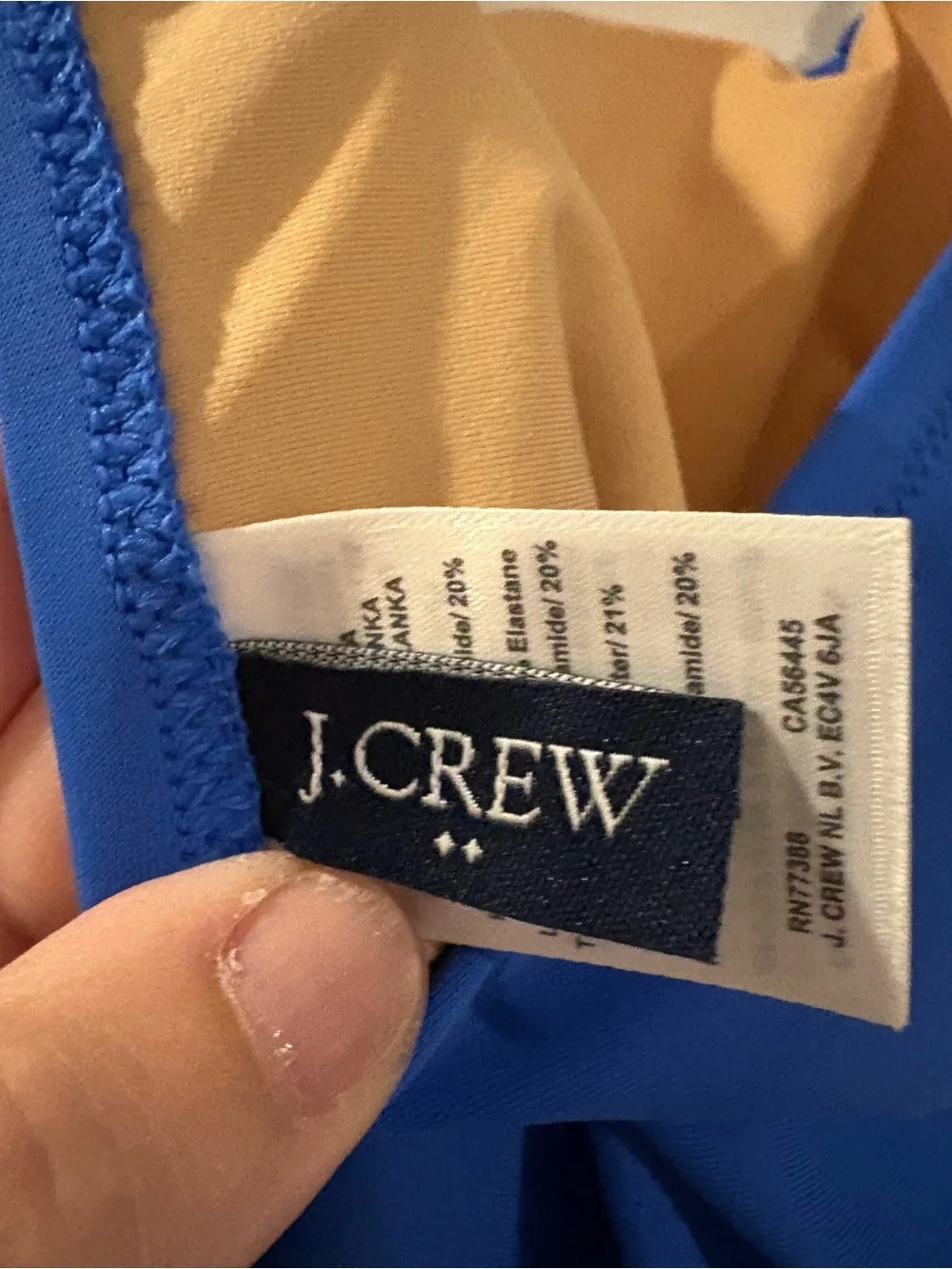 J. Crew Blue One-Piece Swim Suit 💦